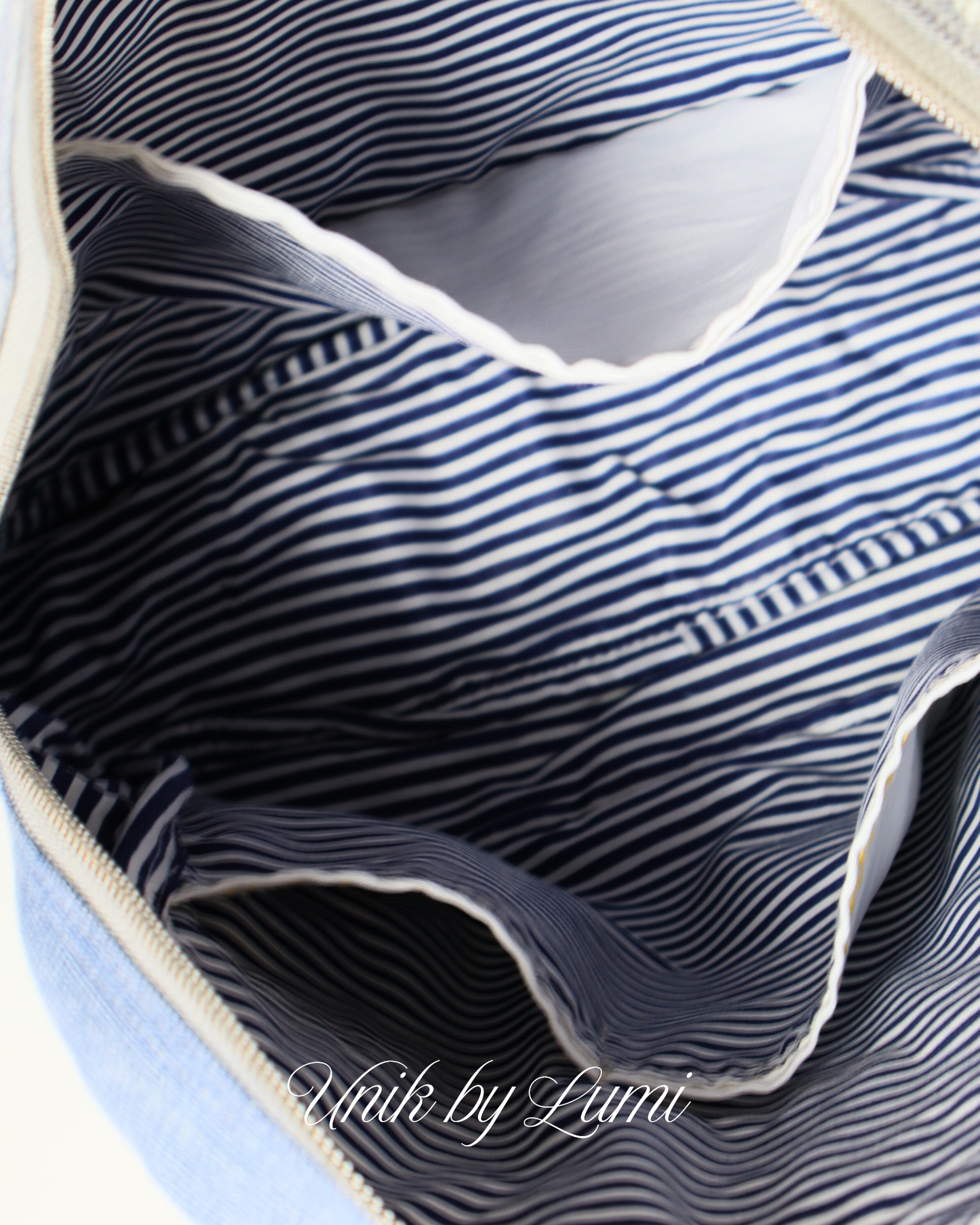 The PRADA Backpack | Sustainable Luxury High Quality Denim Backpacks | Recycled Jeans Rucksack